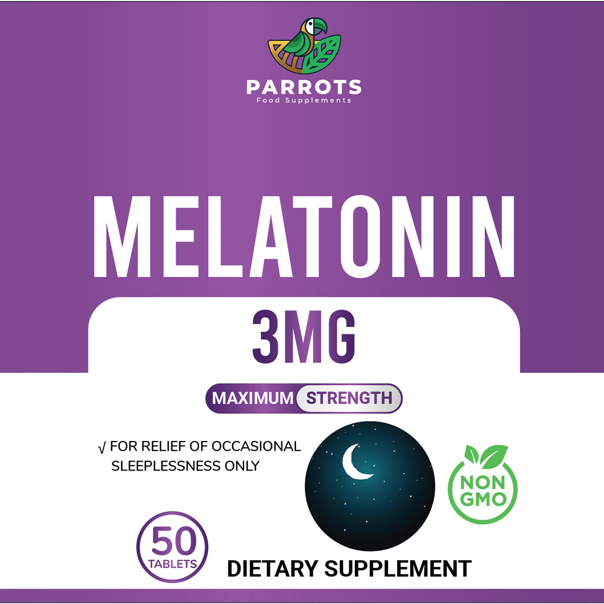 Melatonin 3 mg 50 Tablets