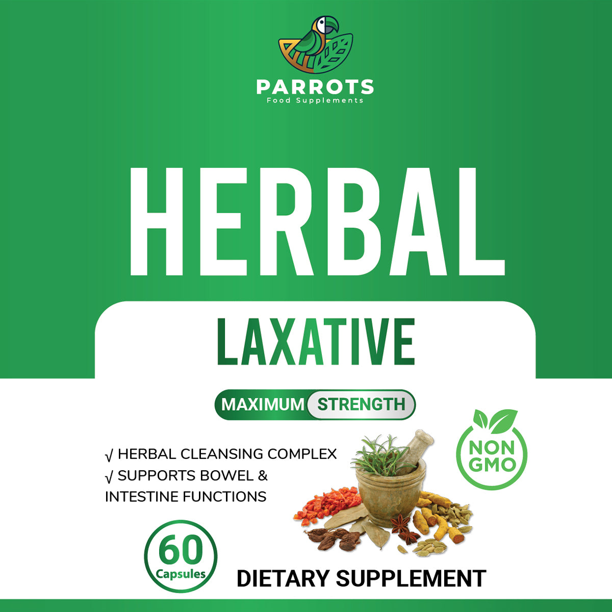 Herbal Laxative 60 Capsules