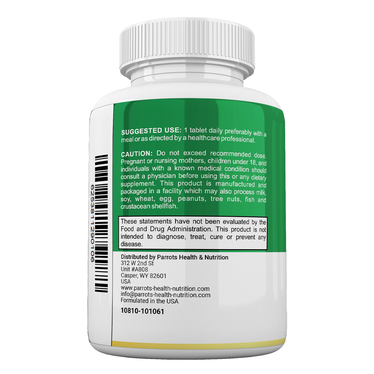 Parrots Zinc 50 mg 100 Tablets