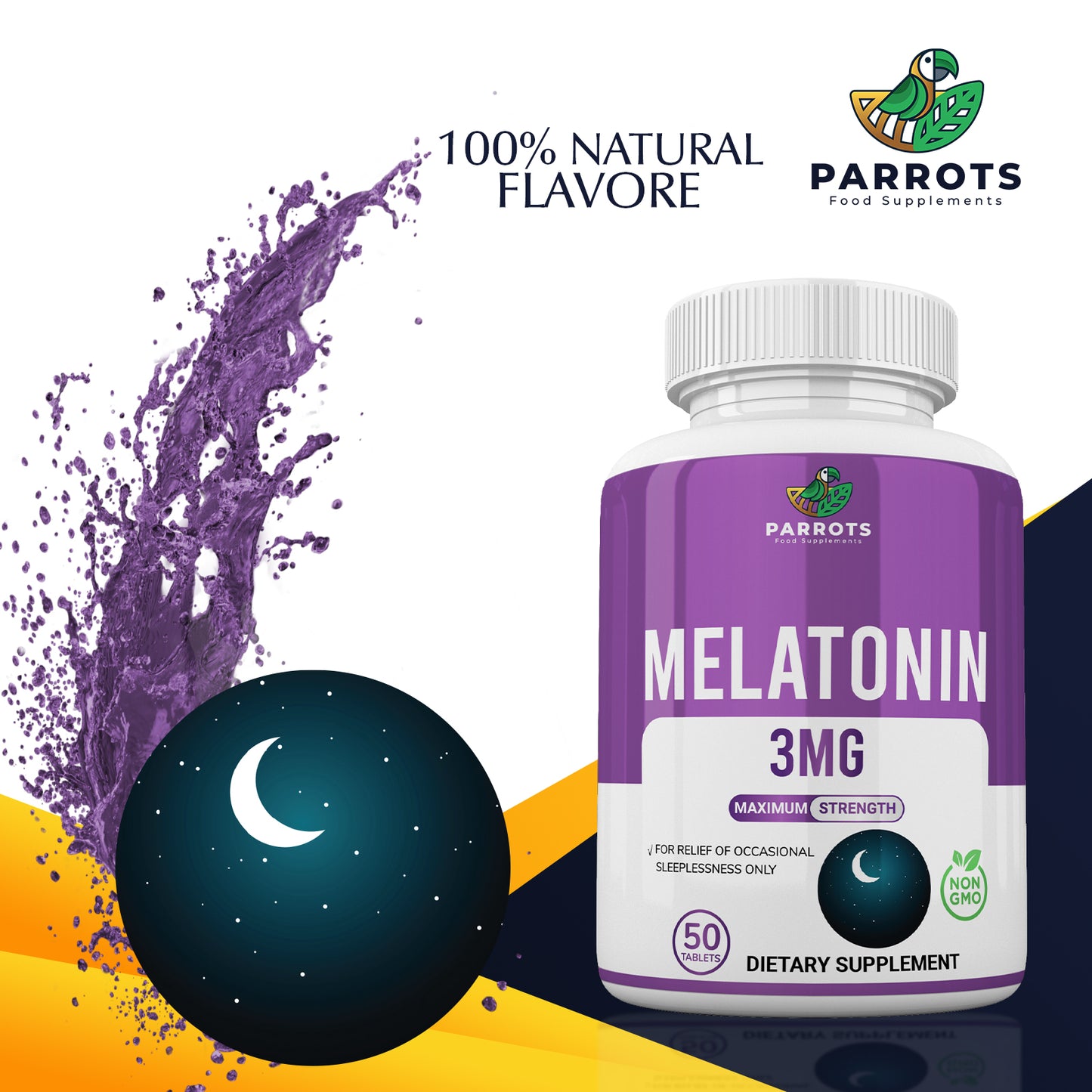 Melatonin 3 mg 50 Tablets