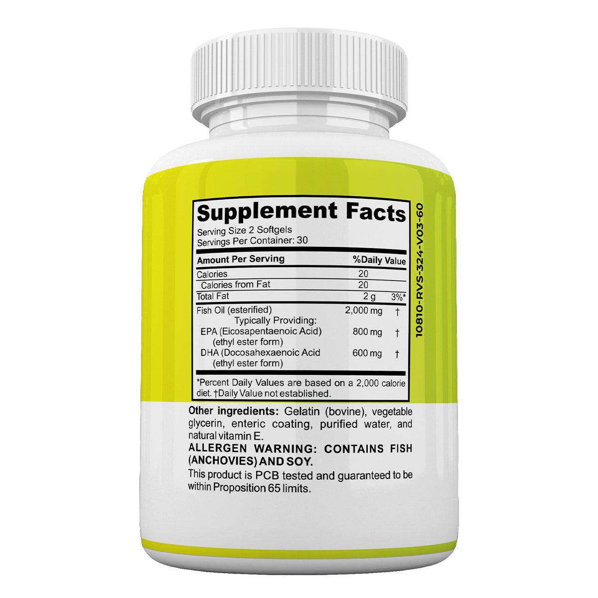 Omega 3 mega EPA/DHA 60 Softgel Capsules